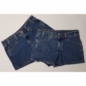 Lot of 2 LEVIS Juniors/Womens Levis Shorts Size 0